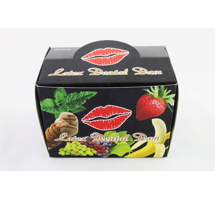 Набір латексних серветок Latex Dental Dams Assorted 100 шт