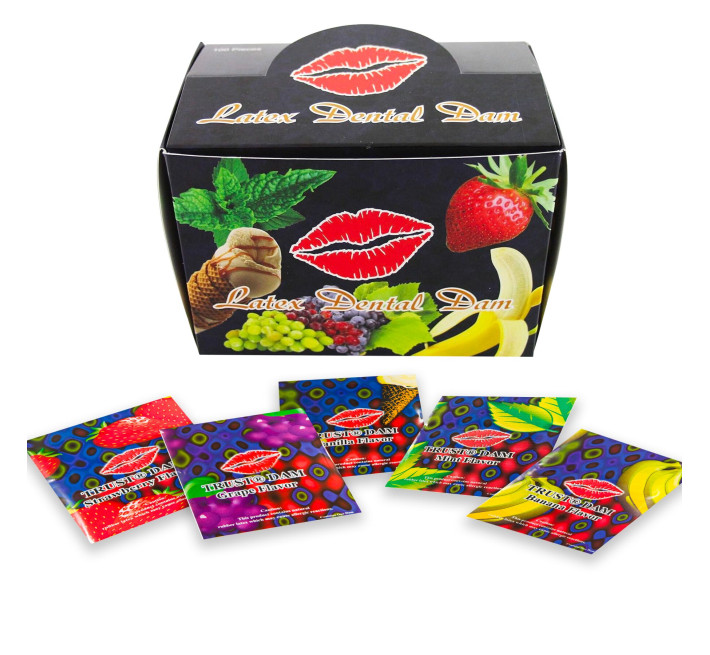 Набір латексних серветок Latex Dental Dams Assorted 100 шт
