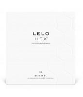 LELO HEX Condoms Original 36 Pack, тонкие и суперпрочные