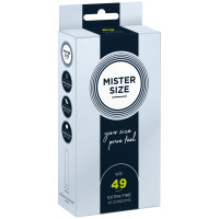 Mister Size - pure feel - 49 (10 condoms), товщина 0,05 мм Mister Size - pure feel - 49 (10 condoms), товщина 0,05 мм