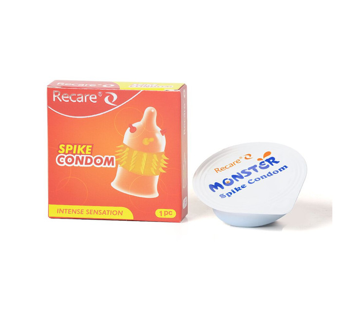 Recare Spike Condom Orange (з вусиками та шипами)