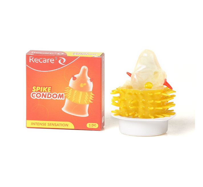 Recare Spike Condom Orange (з вусиками та шипами)