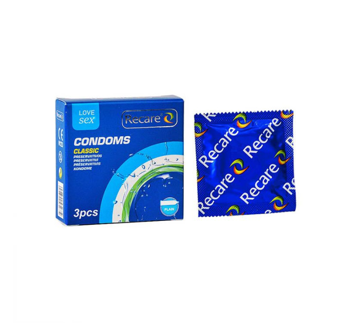 Recare Classic Condoms 3 шт, класичні