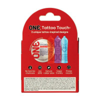 ONE Tattoo Touch 3 шт, картонна коробка ONE Tattoo Touch 3 шт, картонна коробка