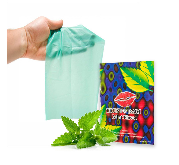 Латексна серветка Latex Dental Dams Mint 1 шт