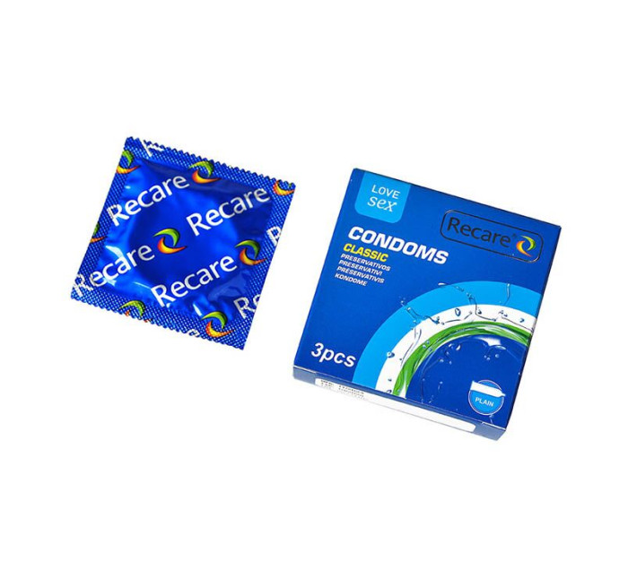 Recare Classic Condoms 3 шт, класичні
