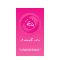 Love Match Stimolante (Ribs & Dots), 54 мм, 6 шт Love Match Stimolante (Ribs & Dots), 54 мм, 6 шт