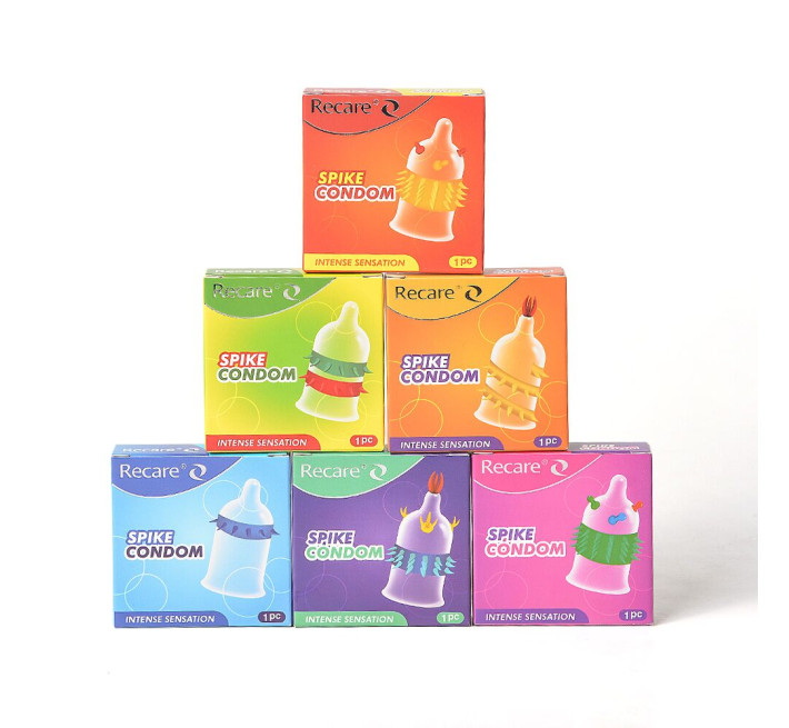 Recare Spike Condom Blue (з шипами)