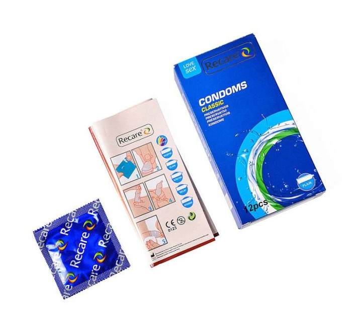 Recare Classic Condoms 12 шт, класичні