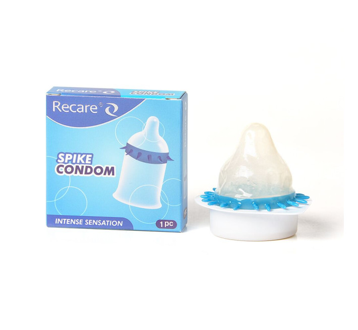 Recare Spike Condom Blue (з шипами)