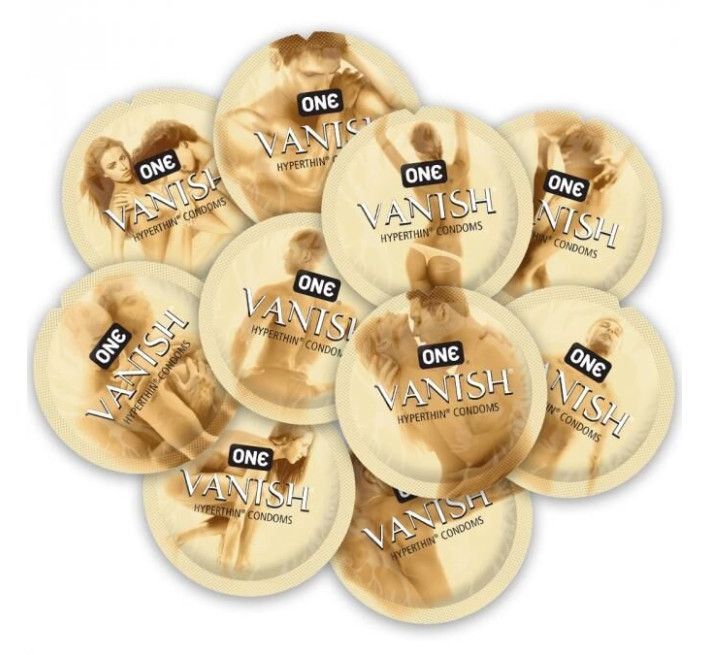 ONE Vanish Hyperthin, 100 шт, ультратонкі, зі змазкою, паковання-тубус