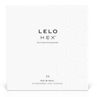 LELO HEX Condoms Original 36 Pack, тонкі та суперміцні LELO HEX Condoms Original 36 Pack, тонкі та суперміцні