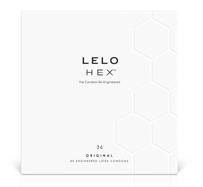 LELO HEX Condoms Original 36 Pack, тонкі та суперміцні