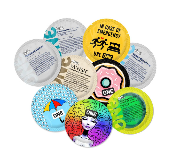 ONE Fun Mix 500 шт в асортименті, ПЕ пакет