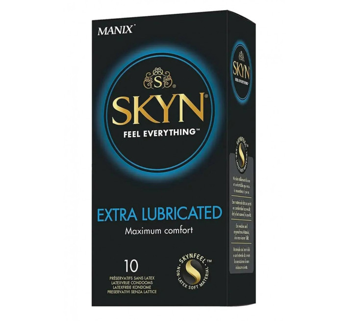 Безлатексні SKYN Extra Lubricated з додатковим мастилом 10 шт