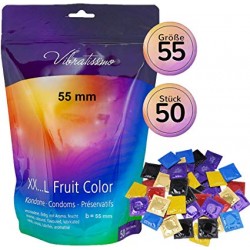 Vibratissimo XX ... L Fruit Color, 55 мм, 50 шт