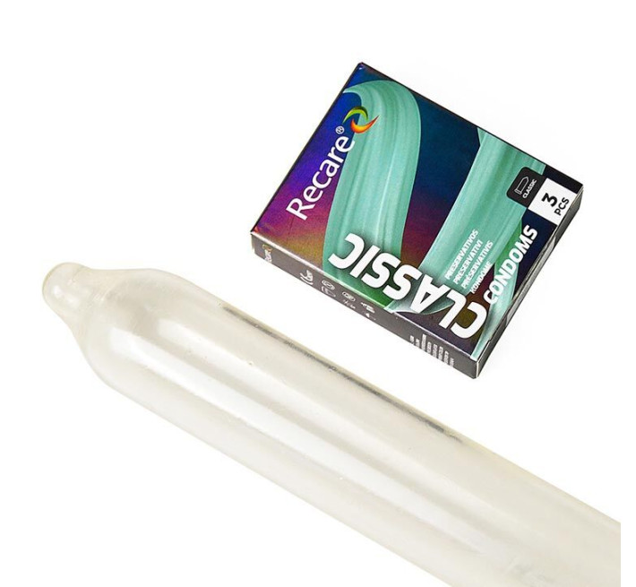 Holographic Recare Classic Condoms 3 шт, класичні