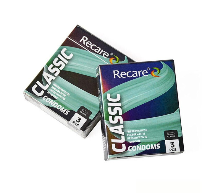 Holographic Recare Classic Condoms 3 шт, класичні