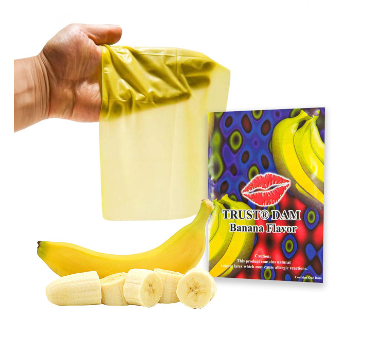 Латексна серветка Latex Dental Dams Banana 1 шт