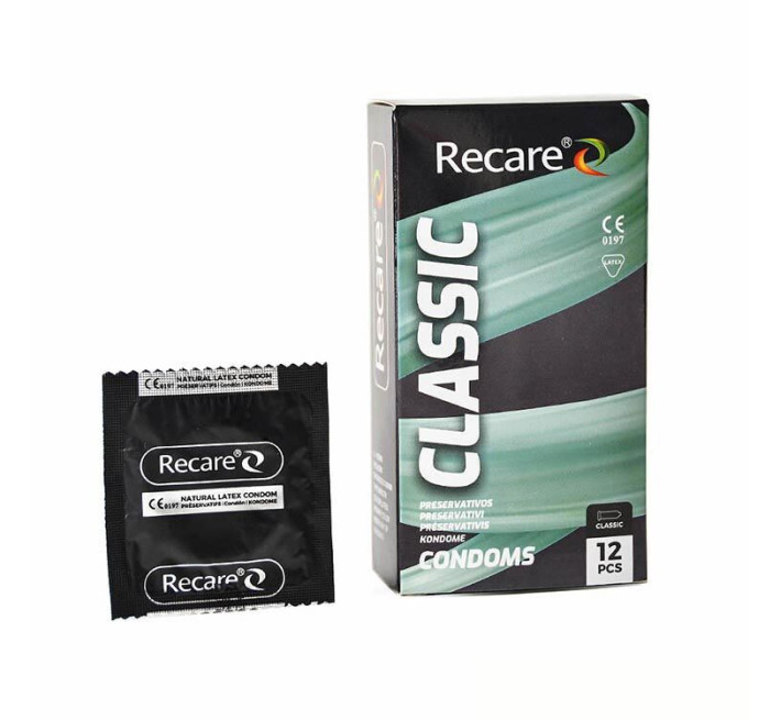 Holographic Recare Classic Condoms 12 шт, класичні