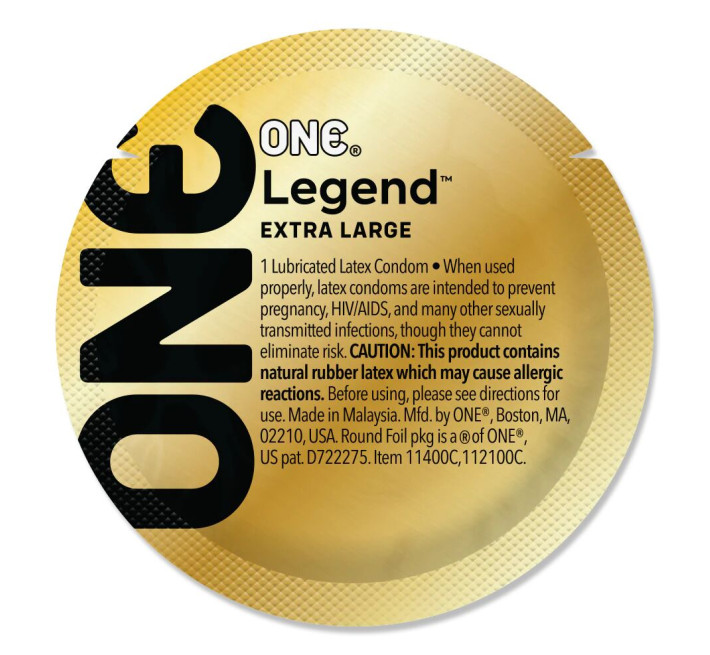 ONE Legend XL, 100 шт, збільшений розмір, розширення на кінці, паковання-тубус