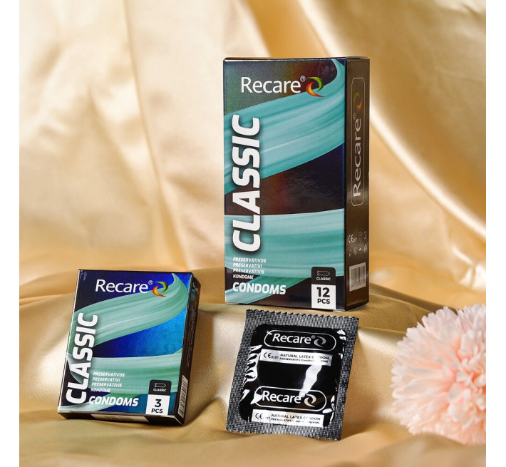 Holographic Recare Classic Condoms 12 шт, класичні