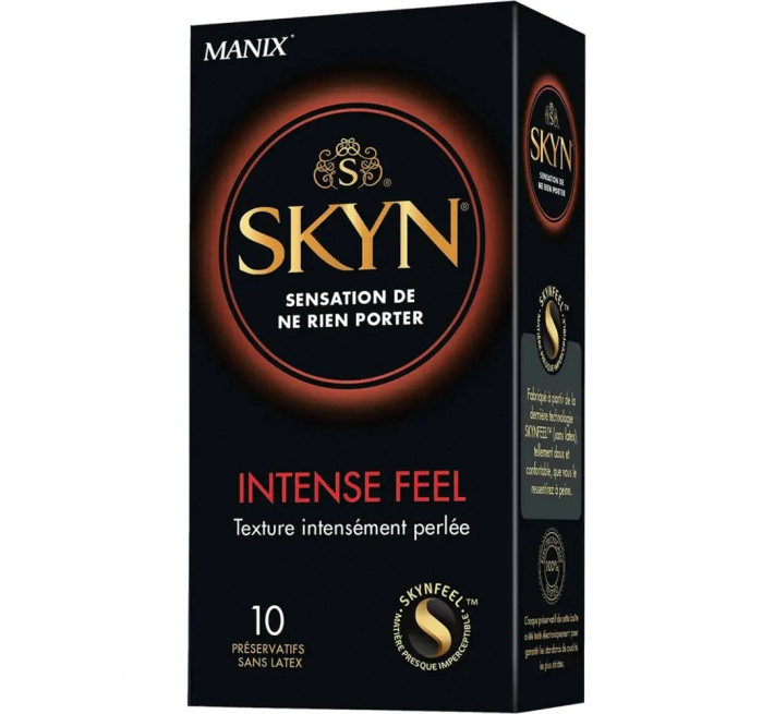 Безлатексні з рельєфом SKYN Intense Feel 5 шт