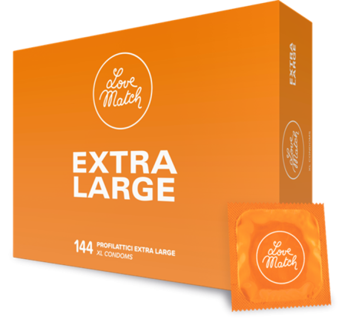 Love Match Extra Large, 57 мм, 144 шт