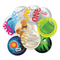 ONE Mixed Pleasures, 12 шт, 6 видів, подарункове паковання-тубус ONE Mixed Pleasures, 12 шт, 6 видів, подарункове паковання-тубус