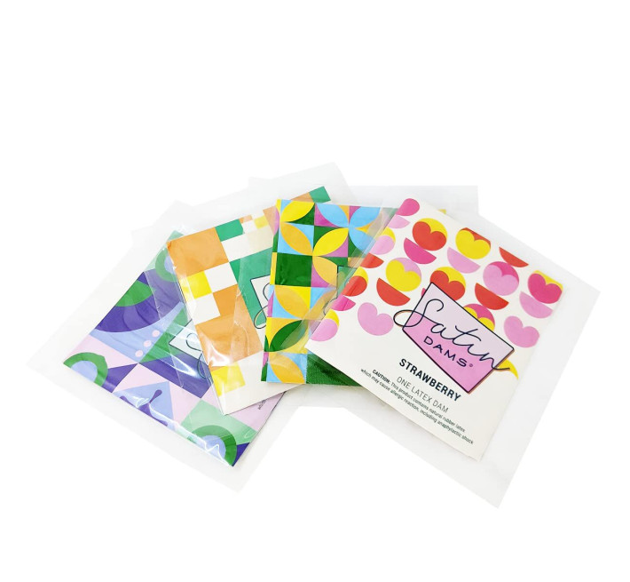 Набір латексних серветок Satin Dams Assorted 100 шт