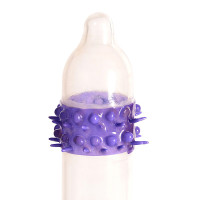 Recare Yellow Monster Spike Condom (з рядами пухирців та шипів)