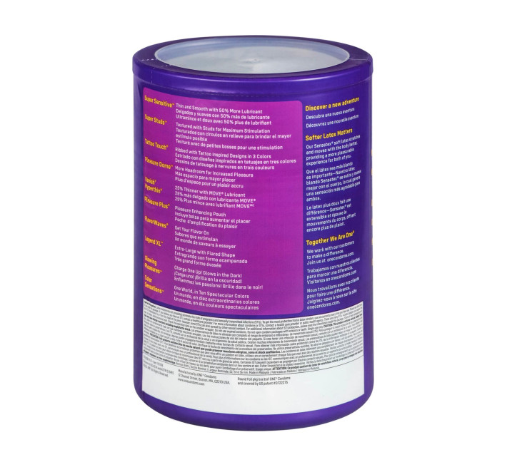 ONE Mixed Pleasures, 100 шт, 10 видів, паковання-тубус