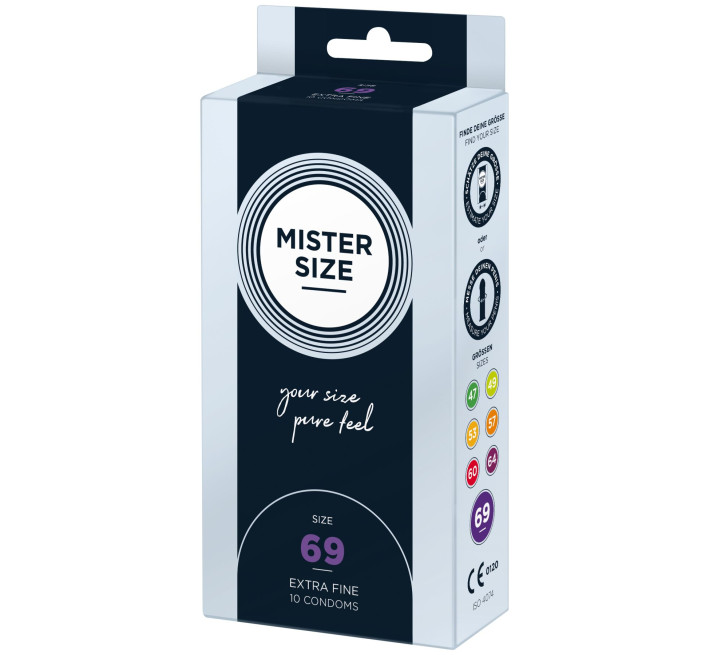 Mister Size - pure feel - 69 (10 condoms), товщина 0,05 мм