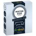 Набор Mister Size - pure feel - 47-49-53 (3 condoms), 3 размера, толщина 0,05 мм