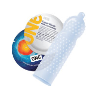 ONE Super Studs, 1 шт, з точковим рельєфом, зі змазкою ONE Super Studs, 1 шт, з точковим рельєфом, зі змазкою