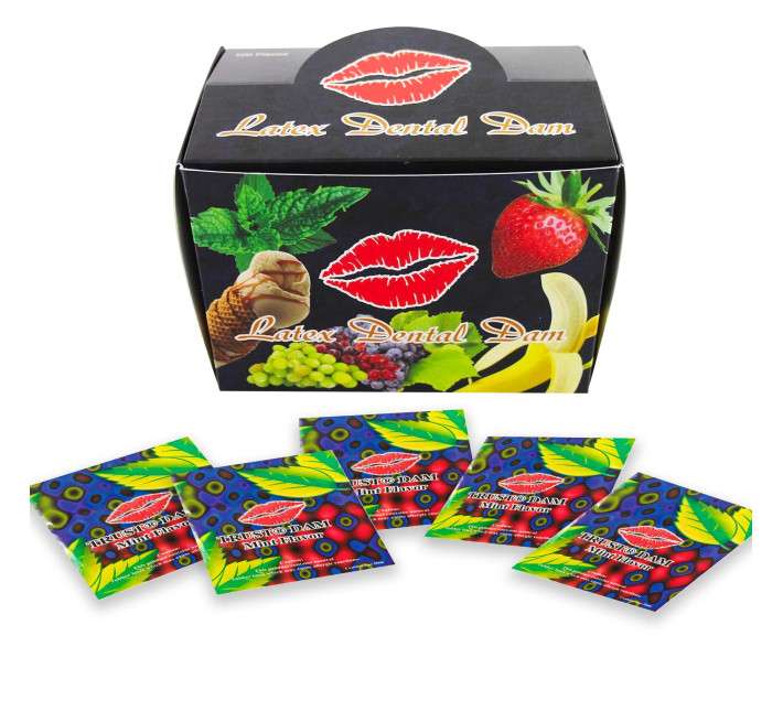 Набір латексних серветок Latex Dental Dams Mint 100 шт